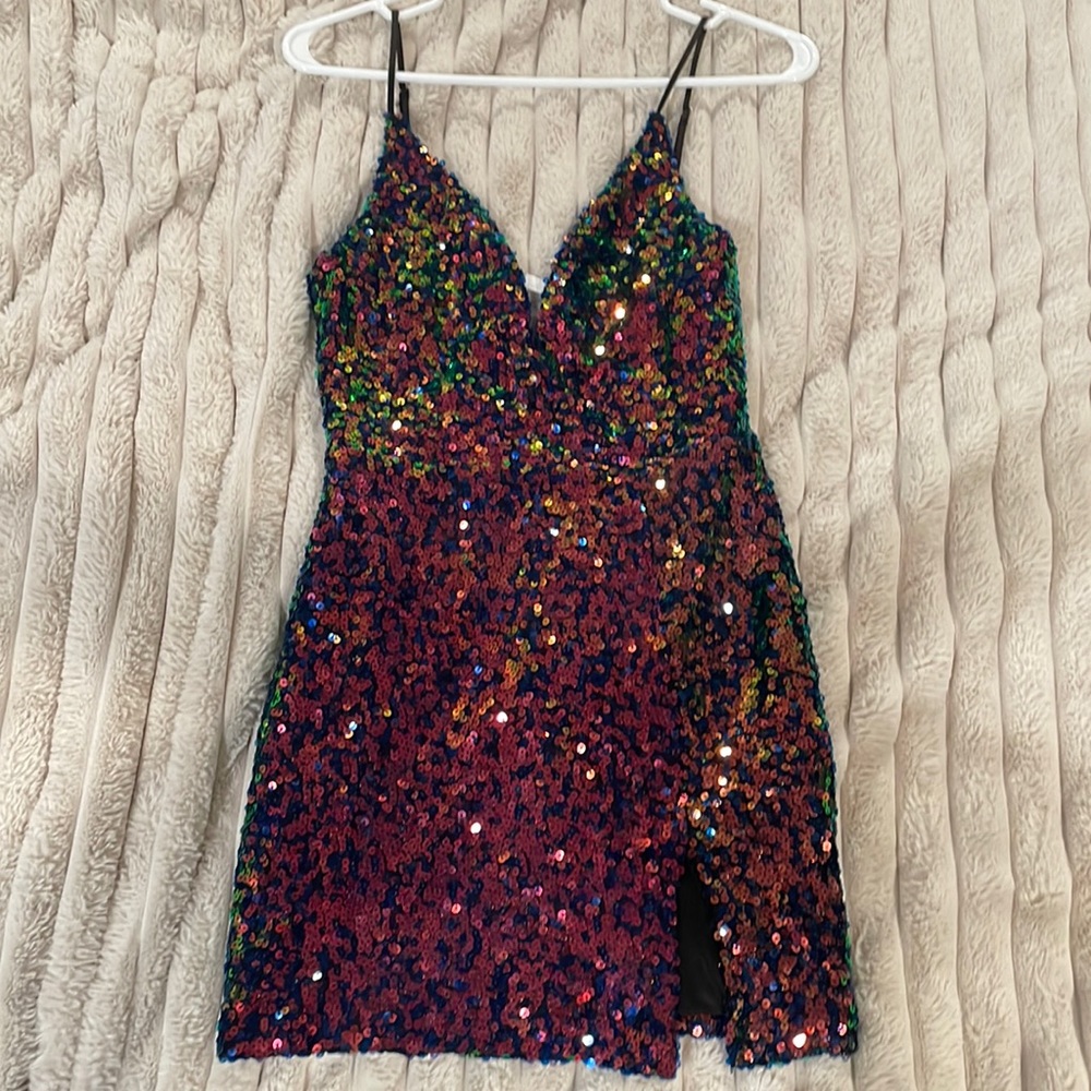 Lucy in the Sky Sequin mini dress